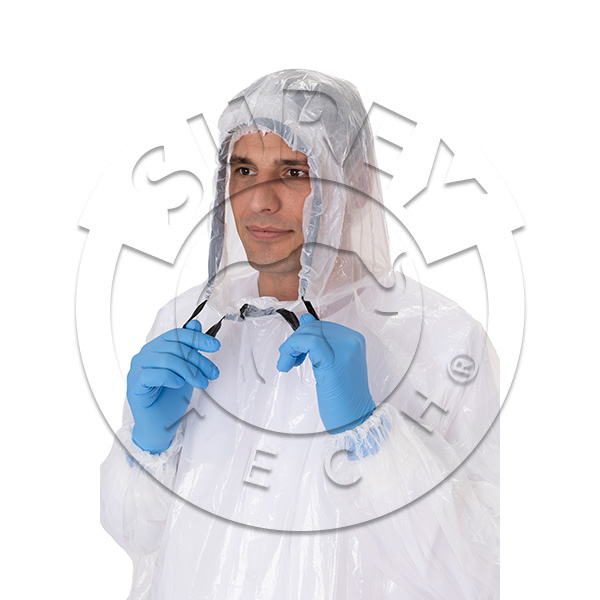 PONCHO LDPE CON MANICHE